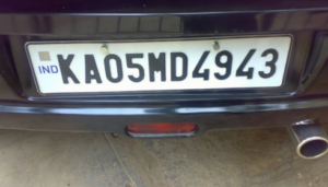 book hsrp number plate