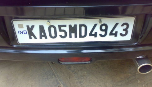 book hsrp number plate