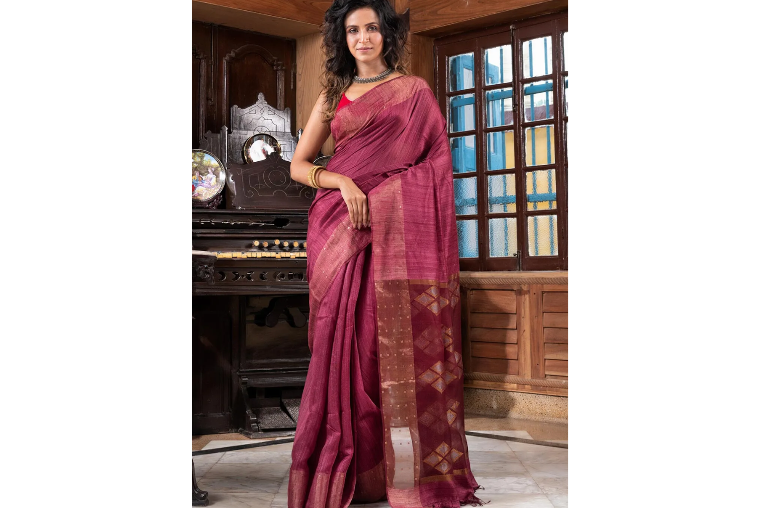 jamdani silk sarees